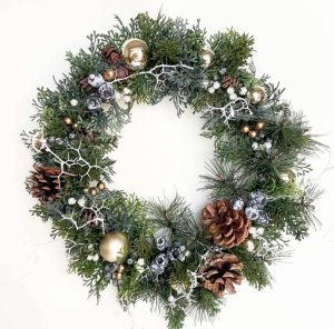 画像1: クリスマス新作 New York スタイル リース  PNYW-36 (1)